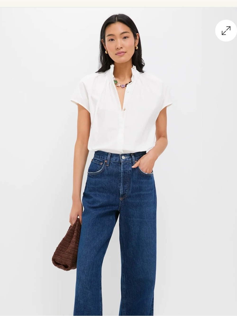 Pomander Place White Rae Blouse